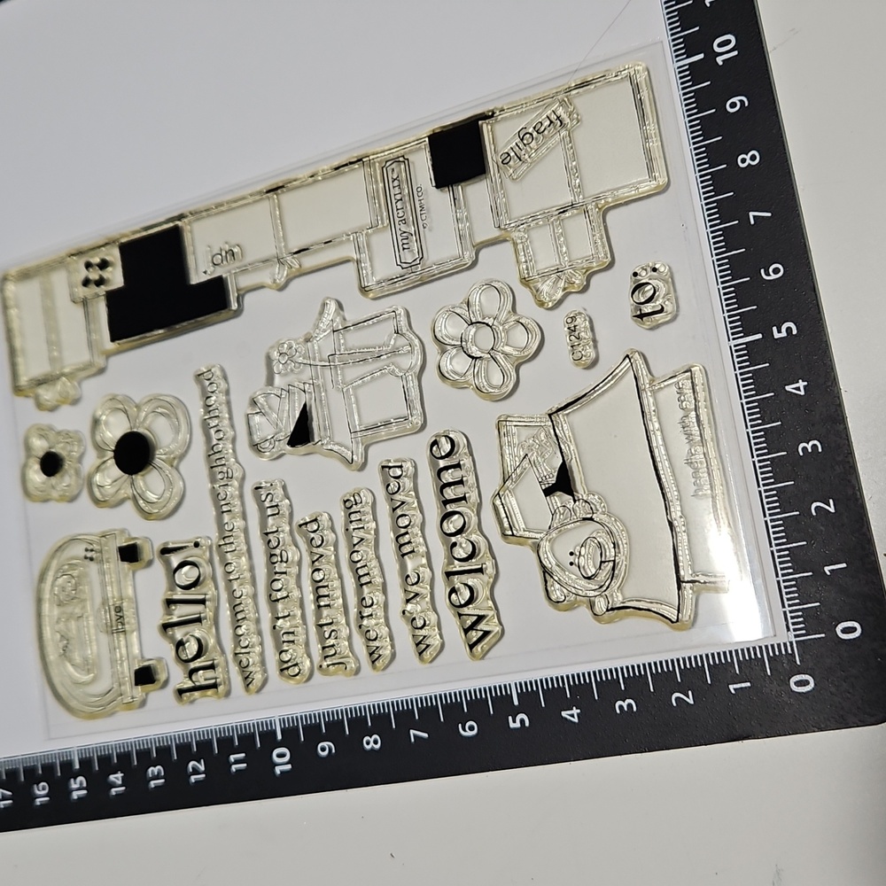 Welcome to the Neighborhood CTMH my Acrylix clear stamp set
